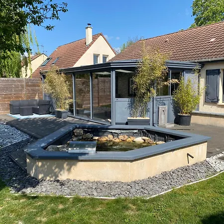 펜션 Cosy Avec Jardin&garage Prive 10min De Reims *