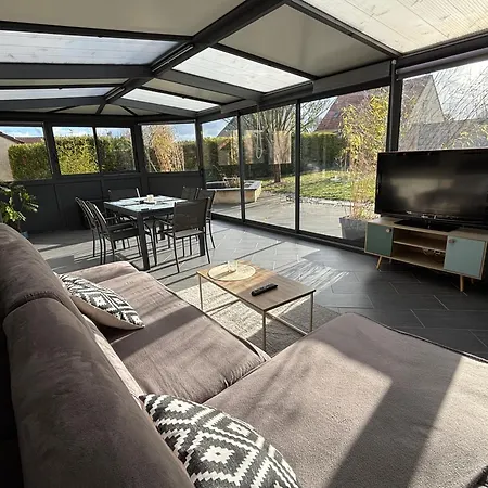 Cosy Avec Jardin&garage Prive 10min De Reims 펜션 *